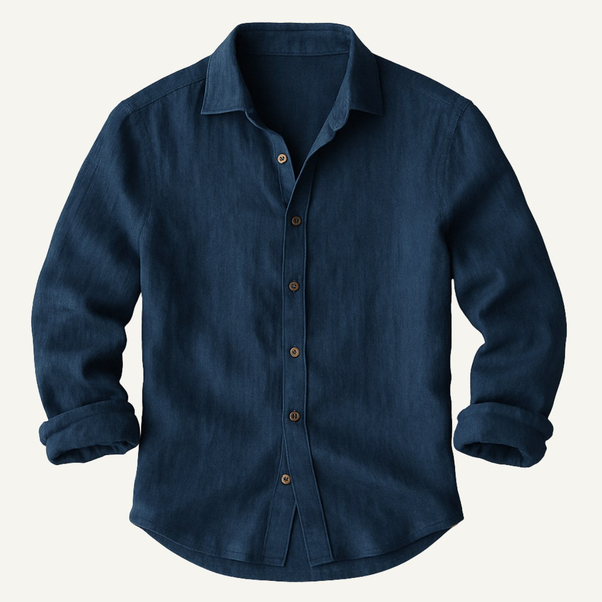 Bart | Men's Long-Sleeve Linen Shirt, Loose-Fitting Summer Shirt | The Dress Cellar