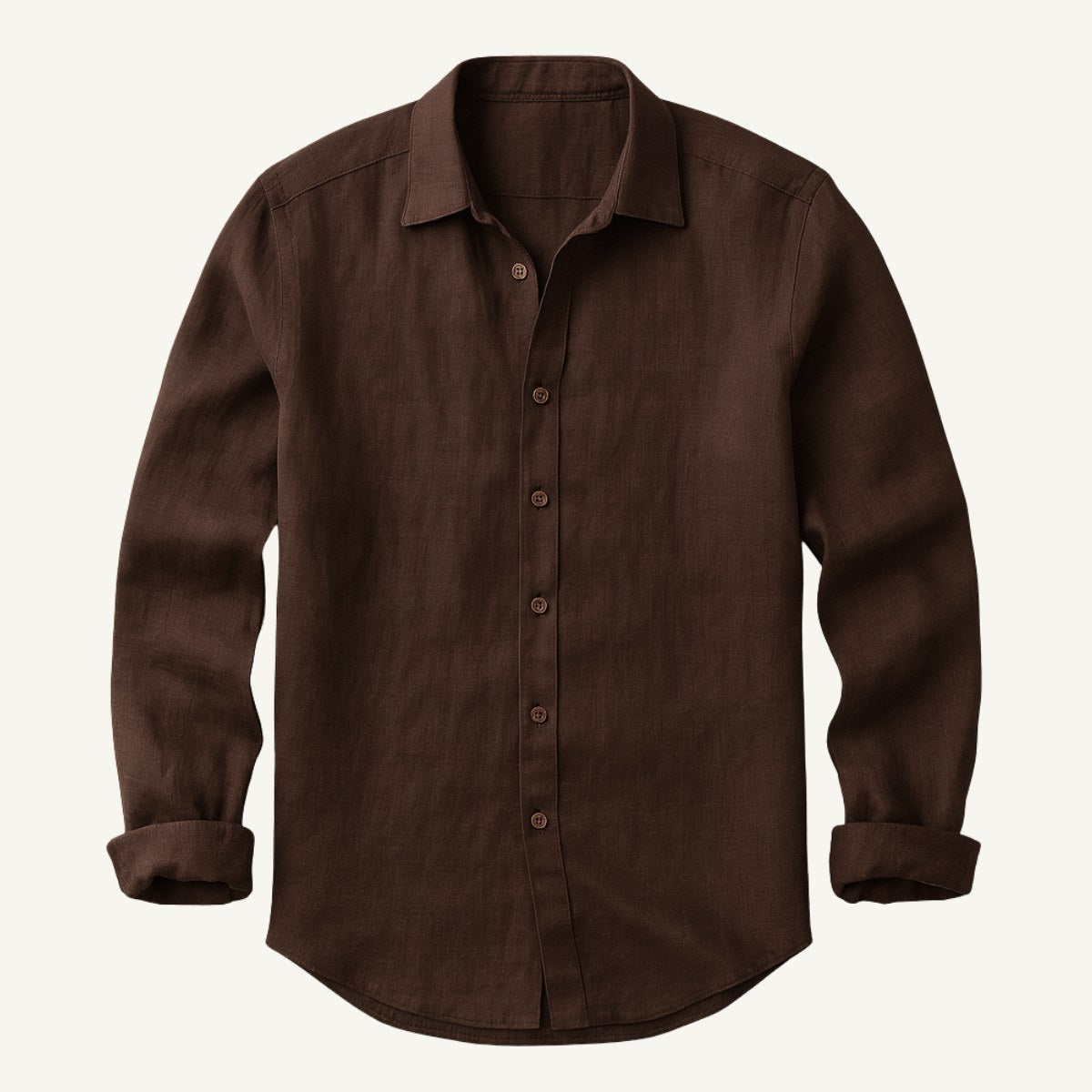 Bart | Men's Long-Sleeve Linen Shirt, Loose-Fitting Summer Shirt | The Dress Cellar