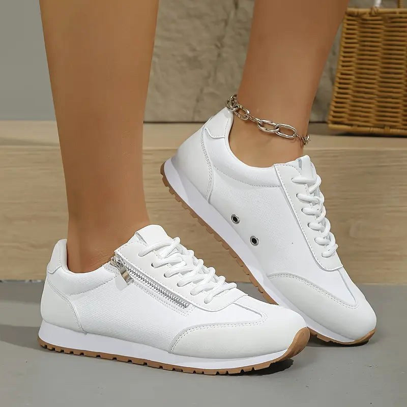 Beatrice | Women's Orthopedic Walking Shoes, Supportive Slip-On Shoes | The Dress Cellar | White
