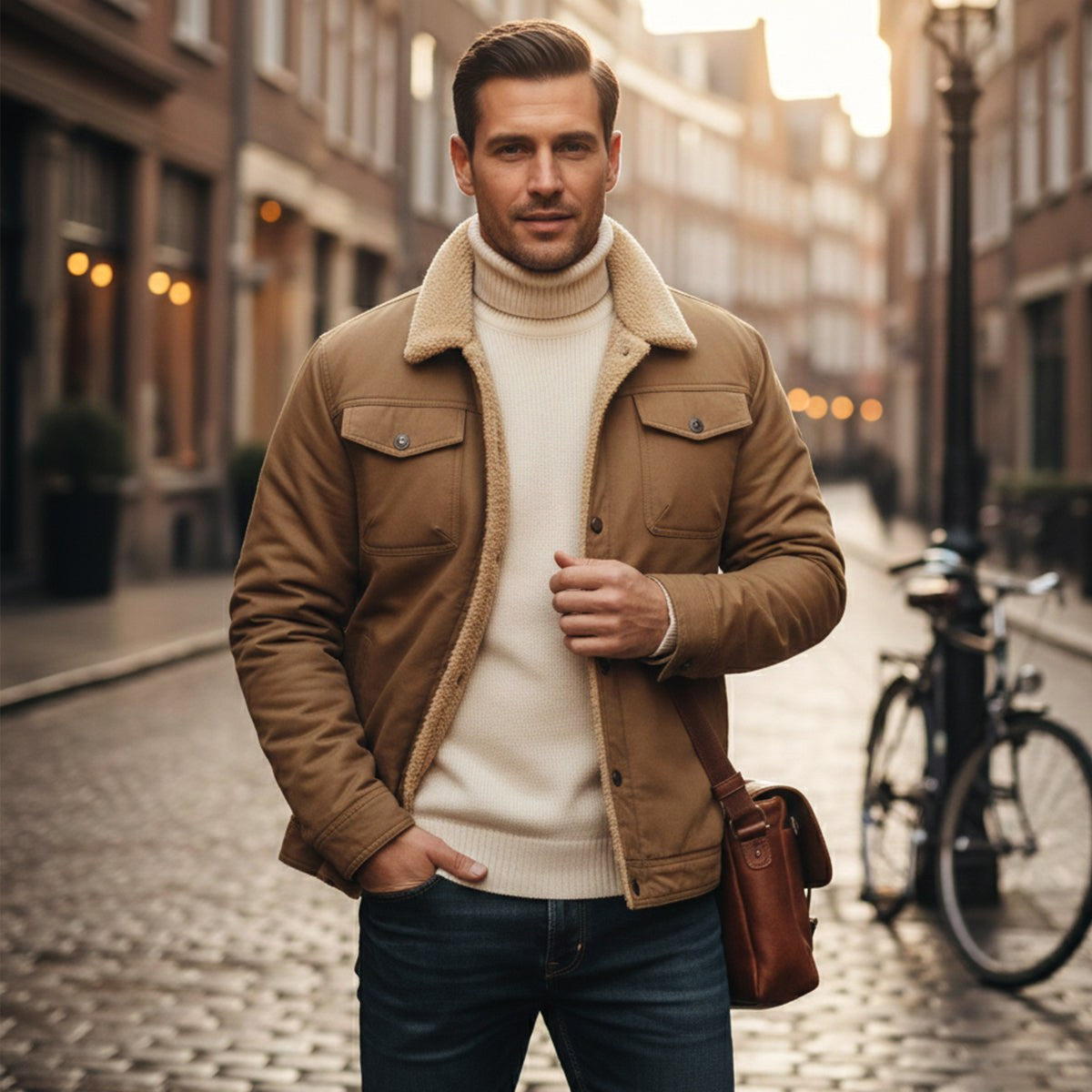 Beckett | Men's Fleece-Lined Winter Coat, Warm Outdoor Coat | The Dress Cellar