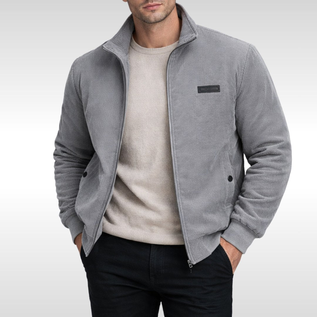 Blake | Men's Corduroy Jacket, Warm Comfort Jacket | The Dress Cellar | Black