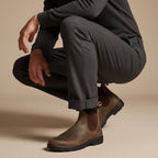 Blake | Men's Leather Chelsea Boots, Slip-On Ankle Boots | The Dress Cellar | Black