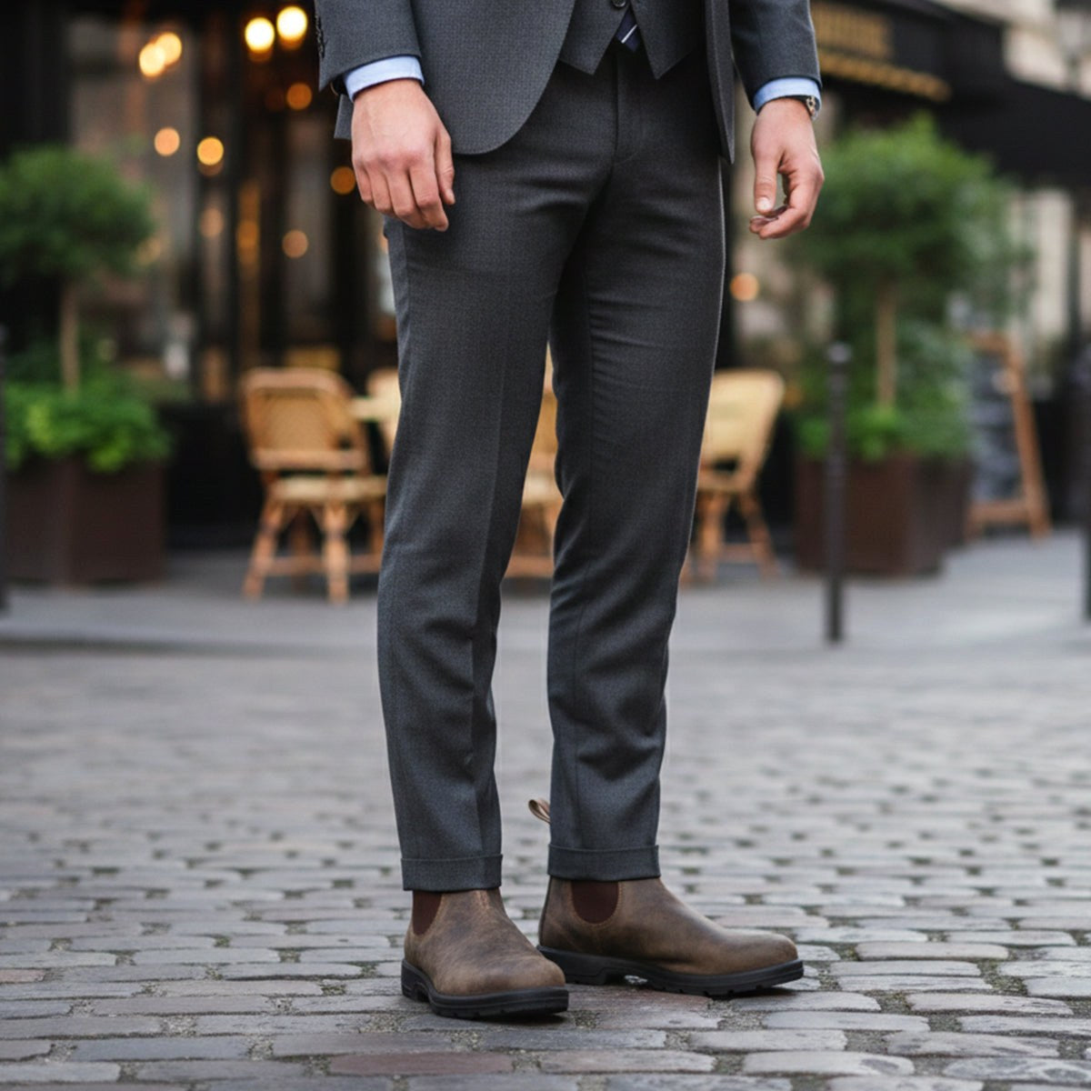 Blake | Men's Leather Chelsea Boots, Slip-On Ankle Boots | The Dress Cellar
