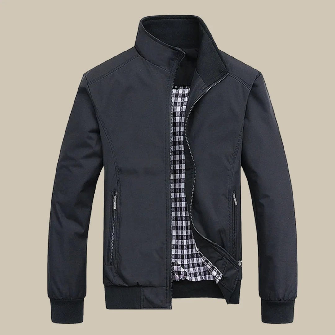 Raymond | Men's Lightweight Windproof Jacket, Everyday Transitional Coat | The Dress Cellar