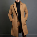 Brandon | Men's Classic Wool Overcoat, Tailored Autumn Coat | The Dress Cellar | Gray
