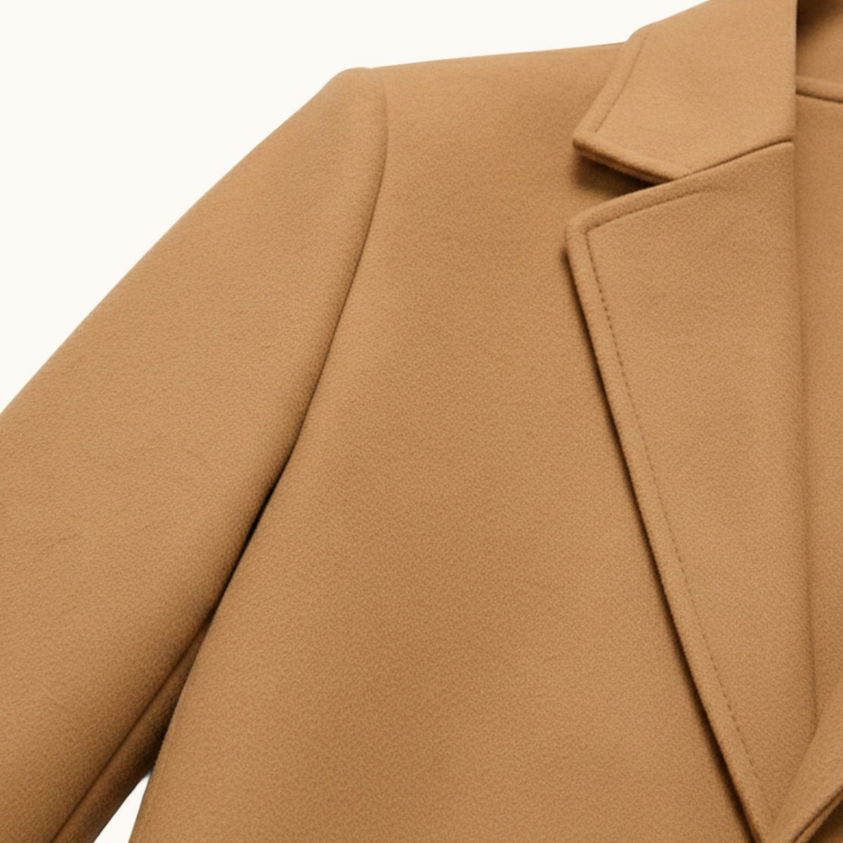 Brandon | Men's Classic Wool Overcoat, Tailored Autumn Coat | The Dress Cellar | Navy Blue