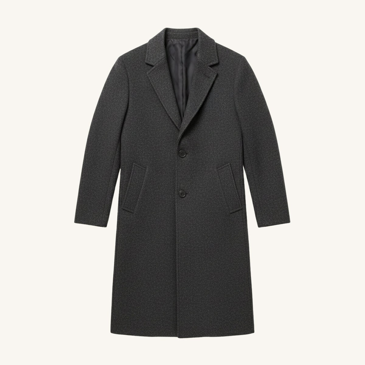 Brandon | Men's Classic Wool Overcoat, Tailored Autumn Coat | The Dress Cellar