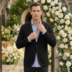 Brett | Men's Oxford Cotton Blazer, Smart Summer Jacket | The Dress Cellar