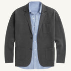 Brett | Men's Oxford Cotton Blazer, Smart Summer Jacket | The Dress Cellar | Brown
