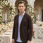 Brett | Men's Oxford Cotton Blazer, Smart Summer Jacket | The Dress Cellar