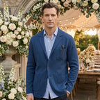 Brett | Men's Oxford Cotton Blazer, Smart Summer Jacket | The Dress Cellar
