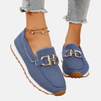 Brianna | Women's Loafer Sneakers - Blue