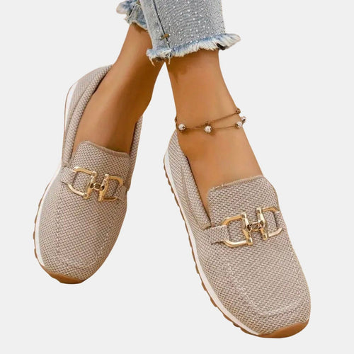 Brianna | Women's Loafer Sneakers - Beige
