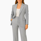 Briar | Women's Fluid Crepe Two-Piece Set - Grey