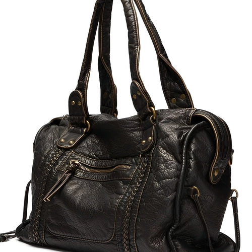 Brittany | Women's Zippered Shoulder Bag – Elegant Everyday Handbag | The Dress Cellar