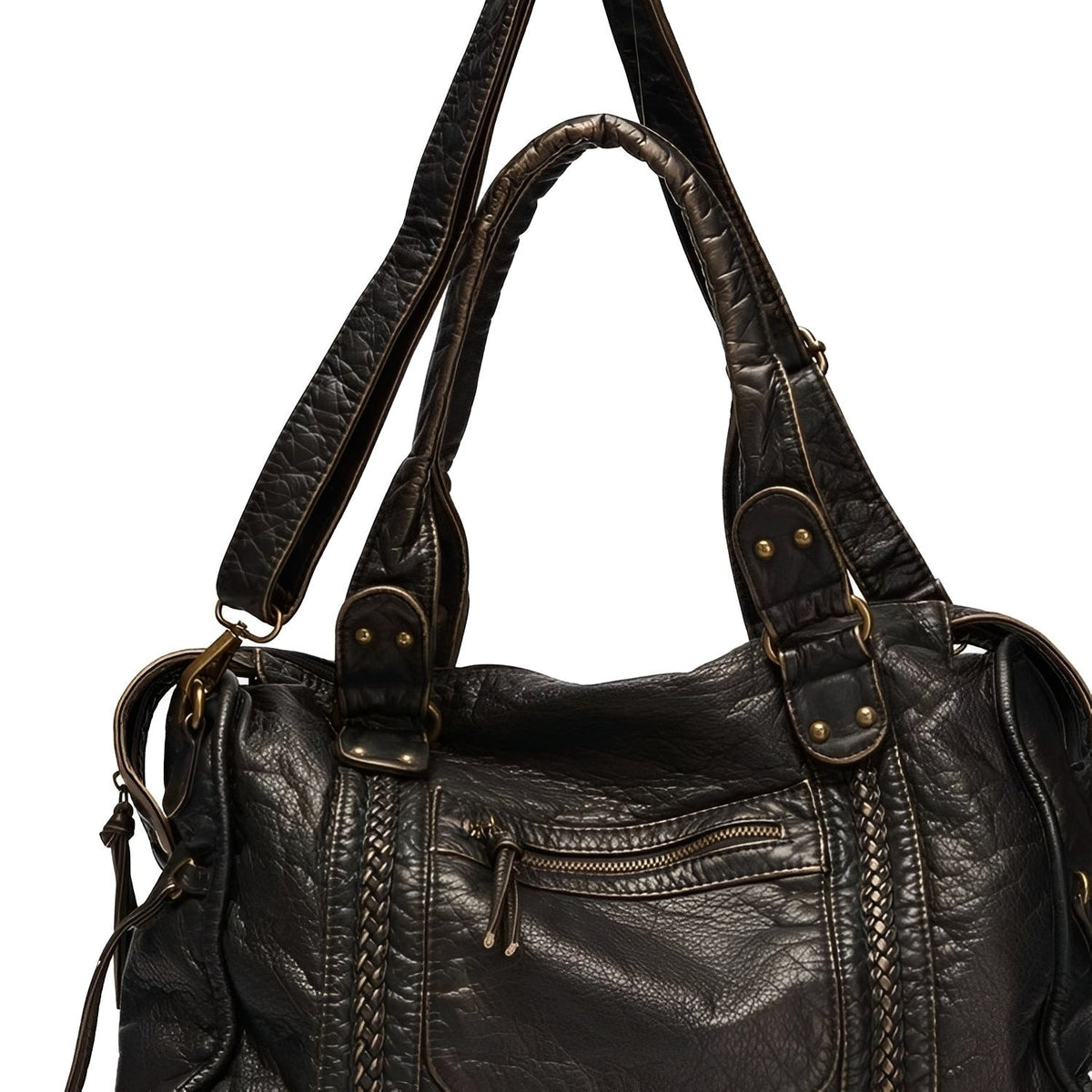 Brittany | Women's Zippered Shoulder Bag – Elegant Everyday Handbag | The Dress Cellar