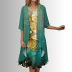 Bristol | Women's Layered Open-Front Midi Set - image 11