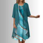 Bristol | Women's Layered Open-Front Midi Set - image 8
