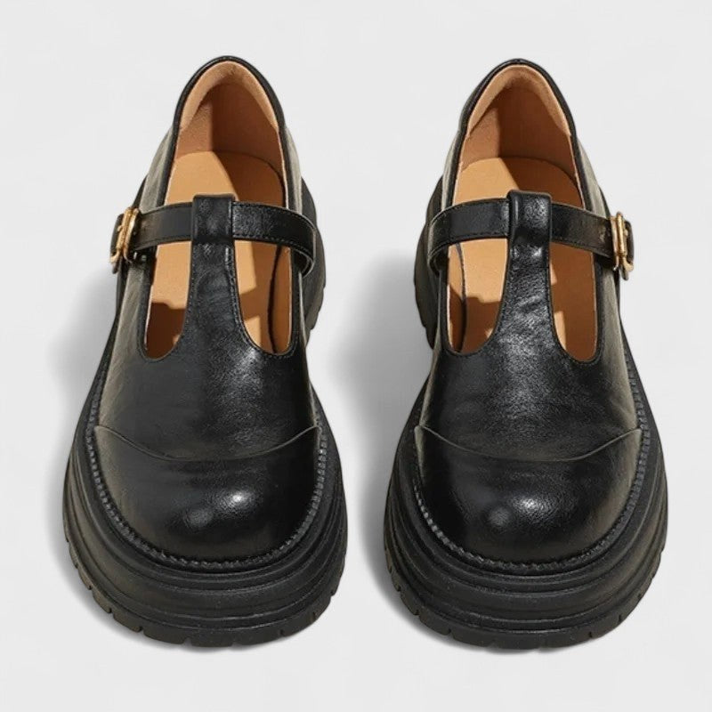 Bronte | Women's Orthopedic Mary Jane Shoes - Black