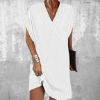 Brooke | Women's Elegant Tummy-Control Midi Dress - White