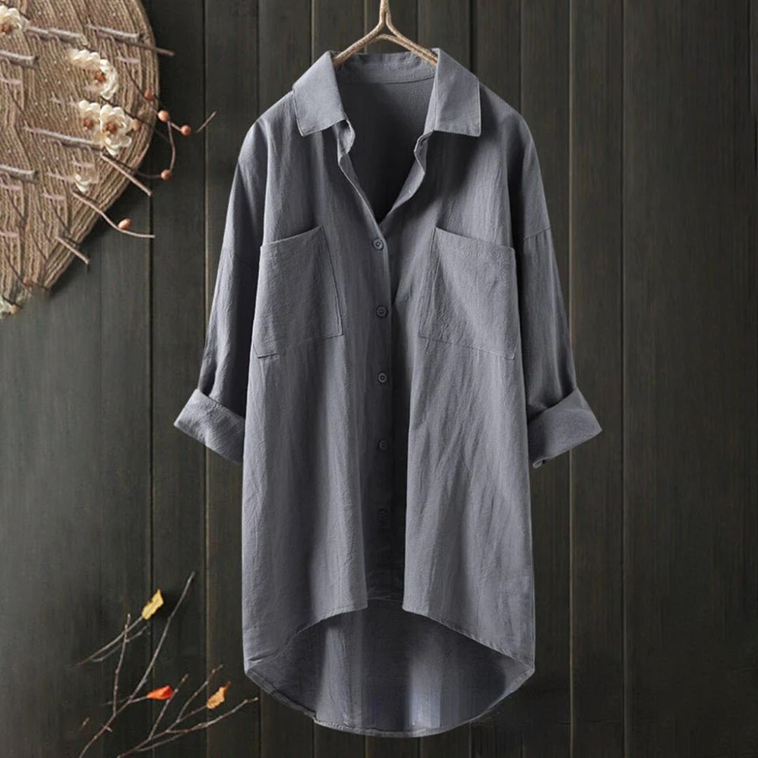 Brooklyn | Women's Long Sleeve Button-Up Shirt - image 4