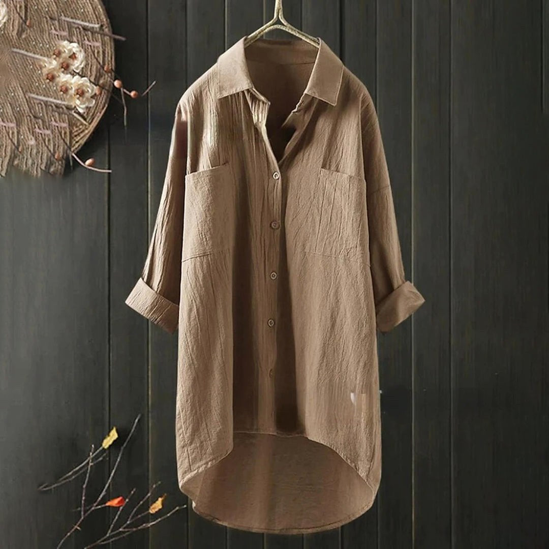 Brooklyn | Women's Long Sleeve Button-Up Shirt - image 6