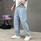 Cameron | Men's Straight Leg Cotton Jeans, Classic Everyday Jeans | The Dress Cellar