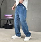 Cameron | Men's Straight Leg Cotton Jeans, Classic Everyday Jeans | The Dress Cellar