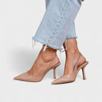 Camille | Women's Orthopedic Heels - Black Leather