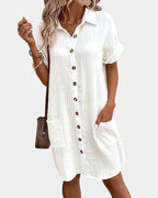 Caroline | Women's Lightweight Summer Midi Dress - image 7
