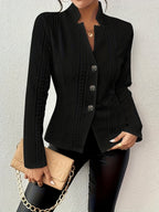 Caroline | Women's Tailored Elegant Blazer - Beige