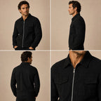 Carter | Men's Suede-Effect Jacket, Modern Smart Jacket | The Dress Cellar