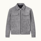 Carter | Men's Suede-Effect Jacket, Modern Smart Jacket | The Dress Cellar