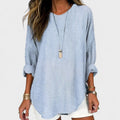 Cassidy | Women's Relaxed Comfortable Blouse - Khaki