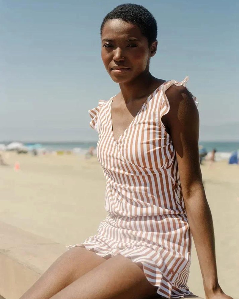 Cassidy | Women's V-Neck Shaping One-Piece Swimsuit - image 11
