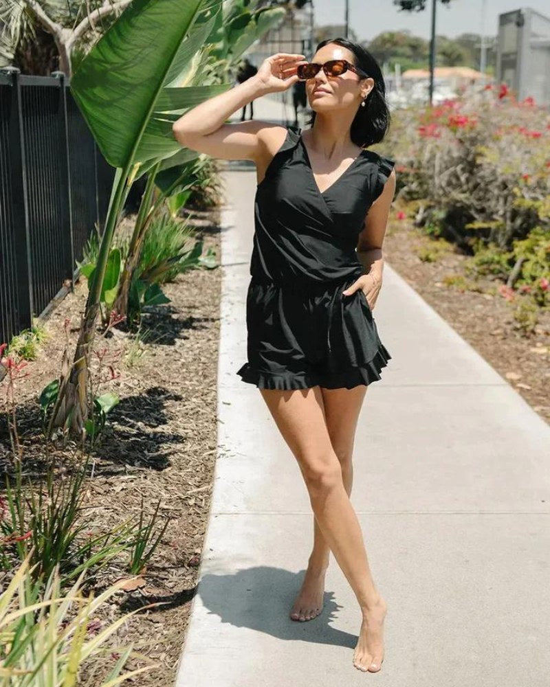 Cassidy | Women's V-Neck Shaping One-Piece Swimsuit - image 5