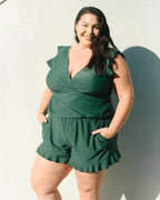 Cassidy | Women's V-Neck Shaping One-Piece Swimsuit - image 6