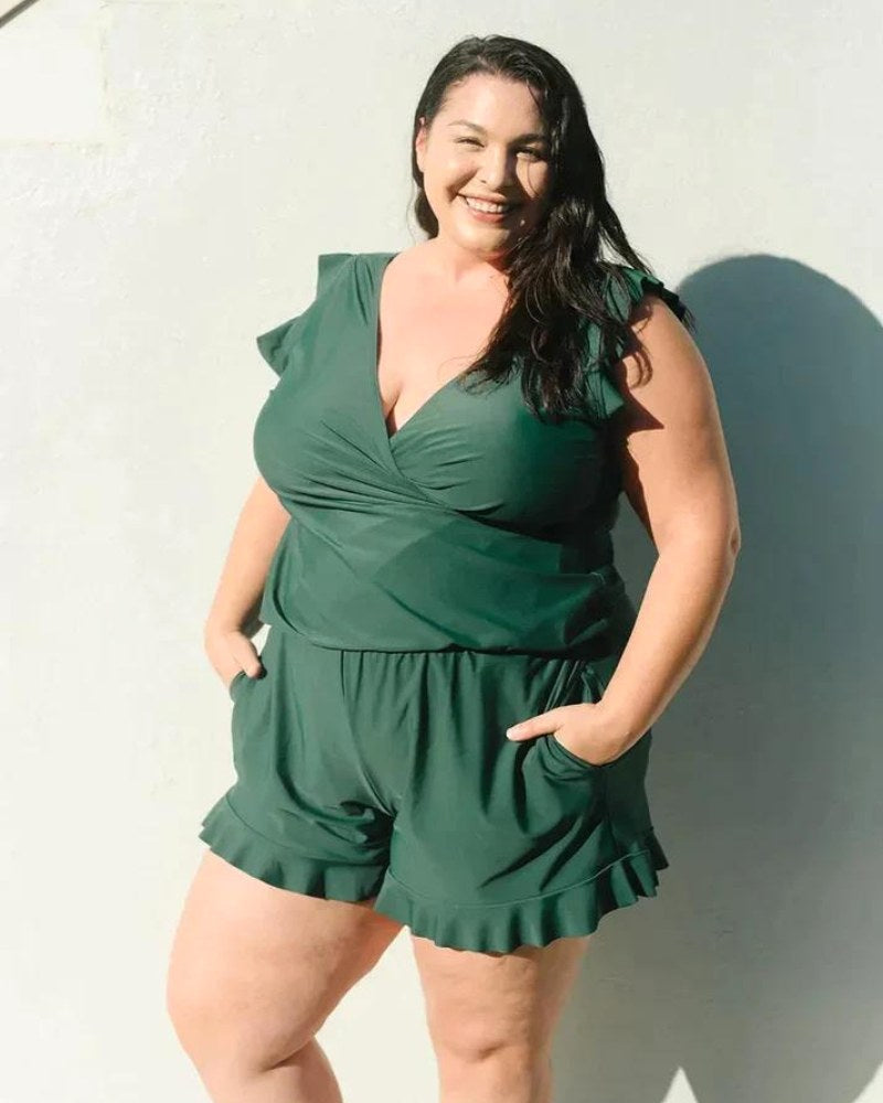 Cassidy | Women's V-Neck Shaping One-Piece Swimsuit - image 6