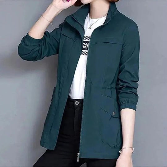Catherine | Women's Lightweight Waterproof Trench Coat, Hooded Autumn Coat | The Dress Cellar