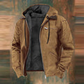 Charles | Men's Tailored Autumn Jacket with Pockets, Smart Wool-Blend Jacket | The Dress Cellar | Brown