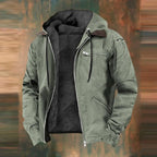 Charles | Men's Tailored Autumn Jacket with Pockets, Smart Wool-Blend Jacket | The Dress Cellar | Green