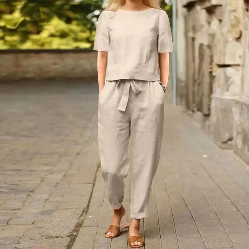 Charlotte | Women's Chic Relaxed Two-Piece Set - image 2