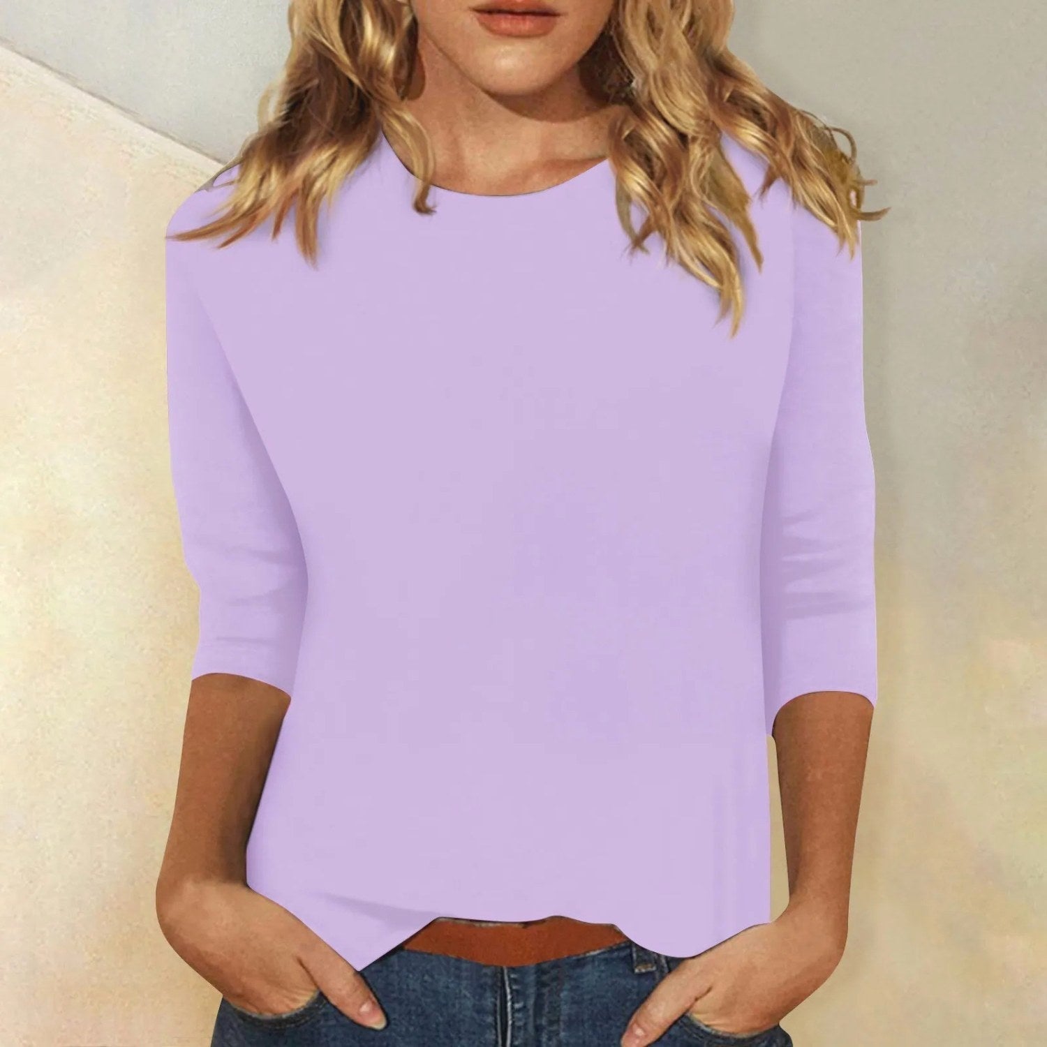 Charlotte | Women's Classic Crewneck Sweatshirt - Paars