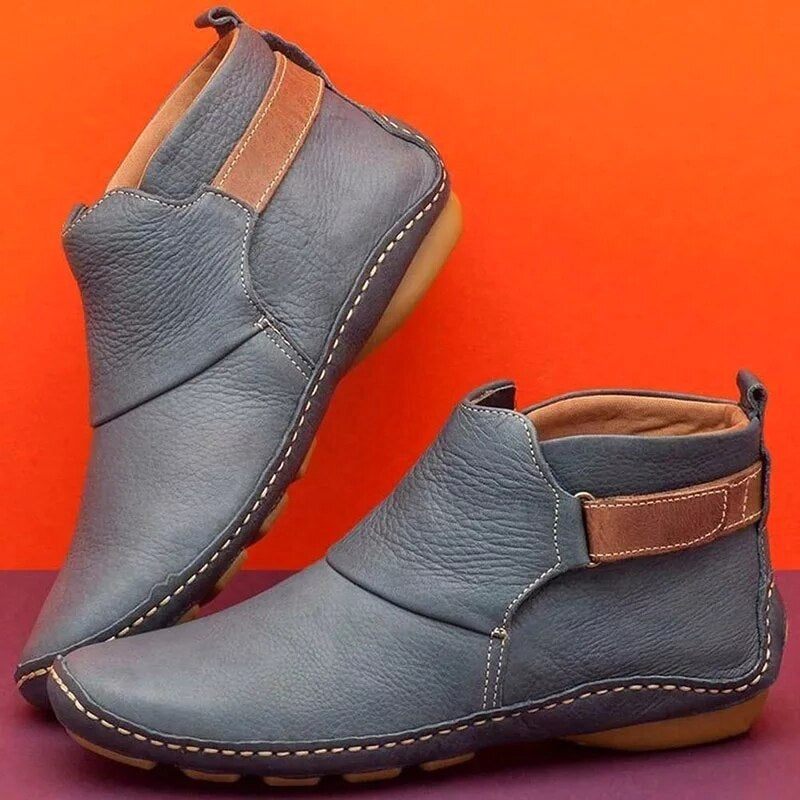 Charlotte | Women's Orthopaedic Ankle Boots, Supportive Autumn Boots | The Dress Cellar | Grey