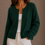 Jessica | Women's Soft Knit Cardigan, Button-Up Long Sleeve Sweater | The Dress Cellar