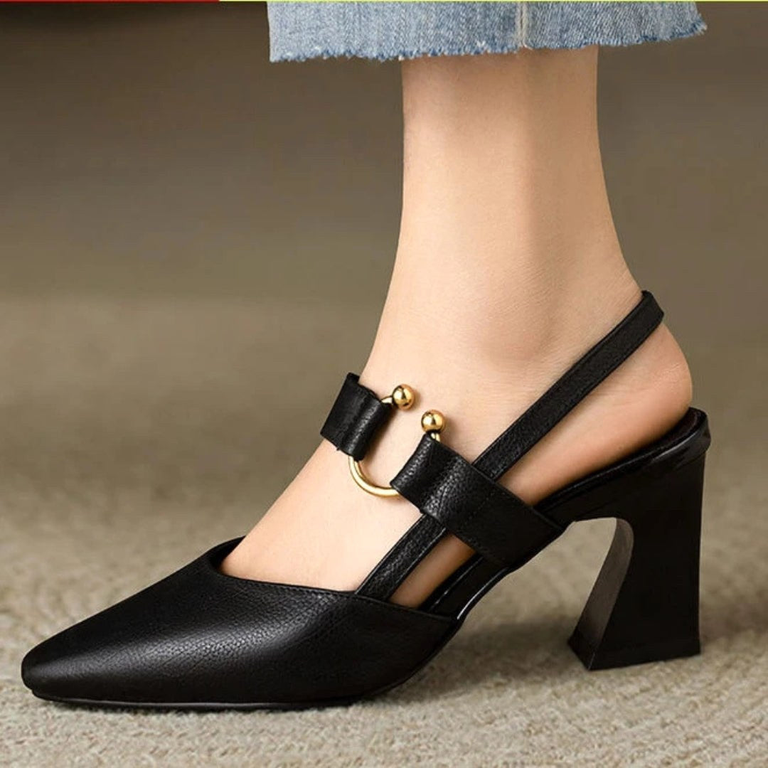 Christina | Women's Orthopedic Comfort Heels - Black