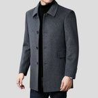 Christopher | Men's Classic Wool Overcoat, Tailored Formal Coat | The Dress Cellar