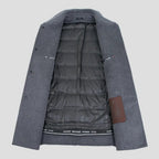 Christopher | Men's Classic Wool Overcoat, Tailored Formal Coat | The Dress Cellar