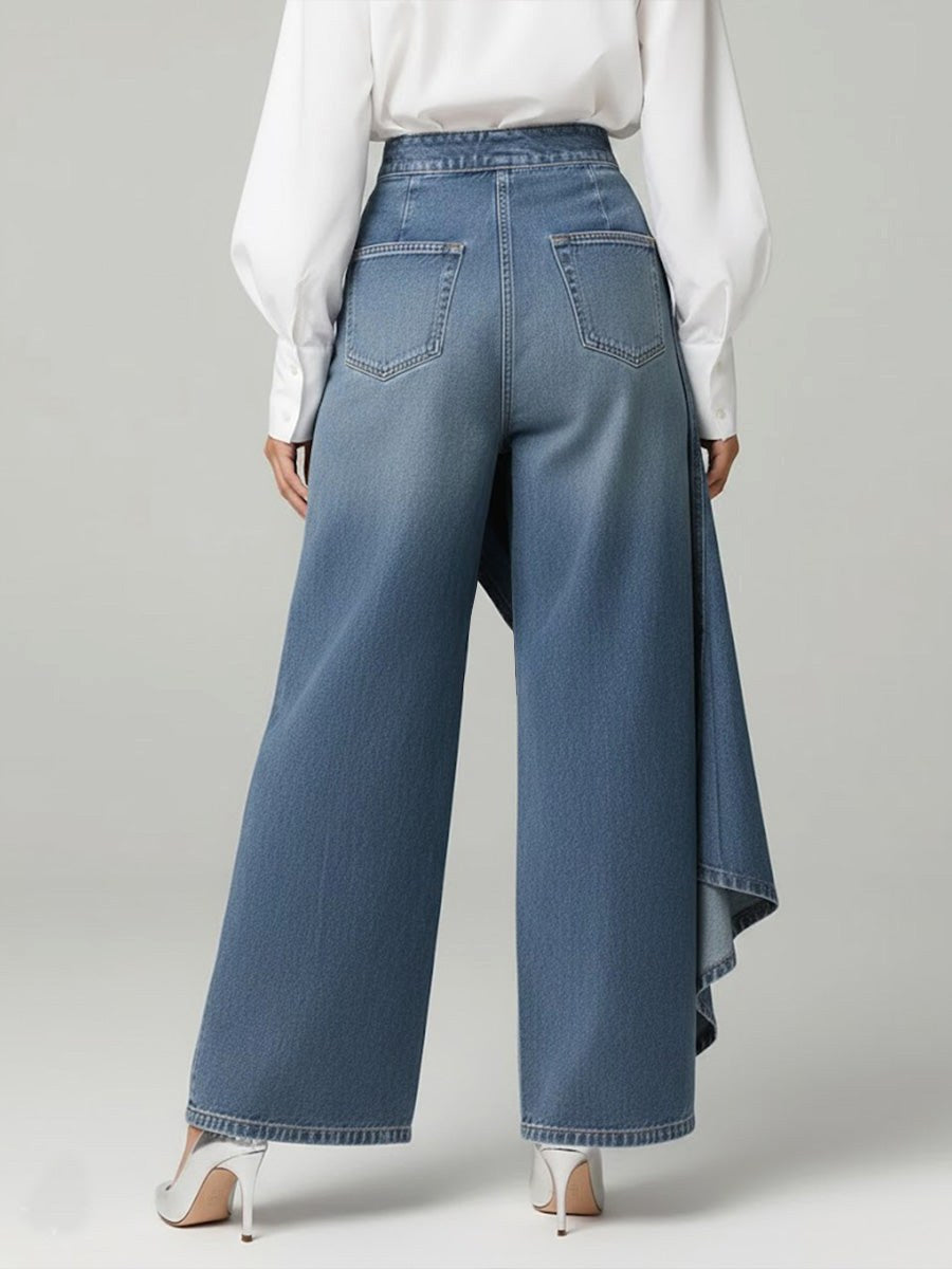 Claire | Women's High-Waisted Wide-Leg Jeans - image 2