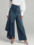 Claire | Women's High-Waisted Wide-Leg Jeans - image 3